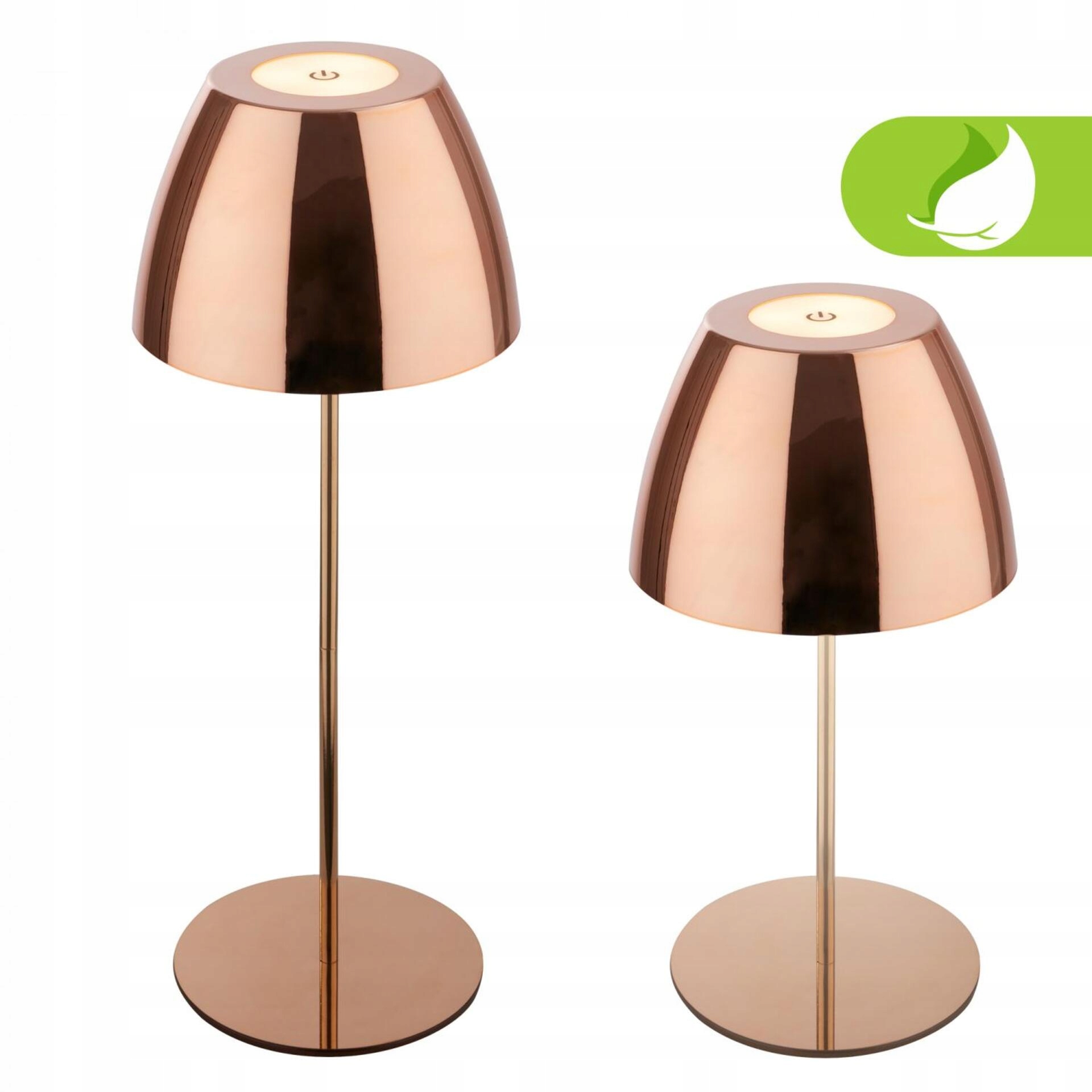 Led bezdrôtová stolná lampička Briloner Serina IP44 200lm meď