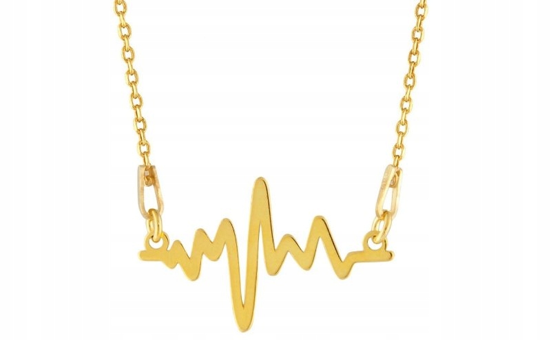 

Naszyjnik linia serca życia Celebrytka srebro 925