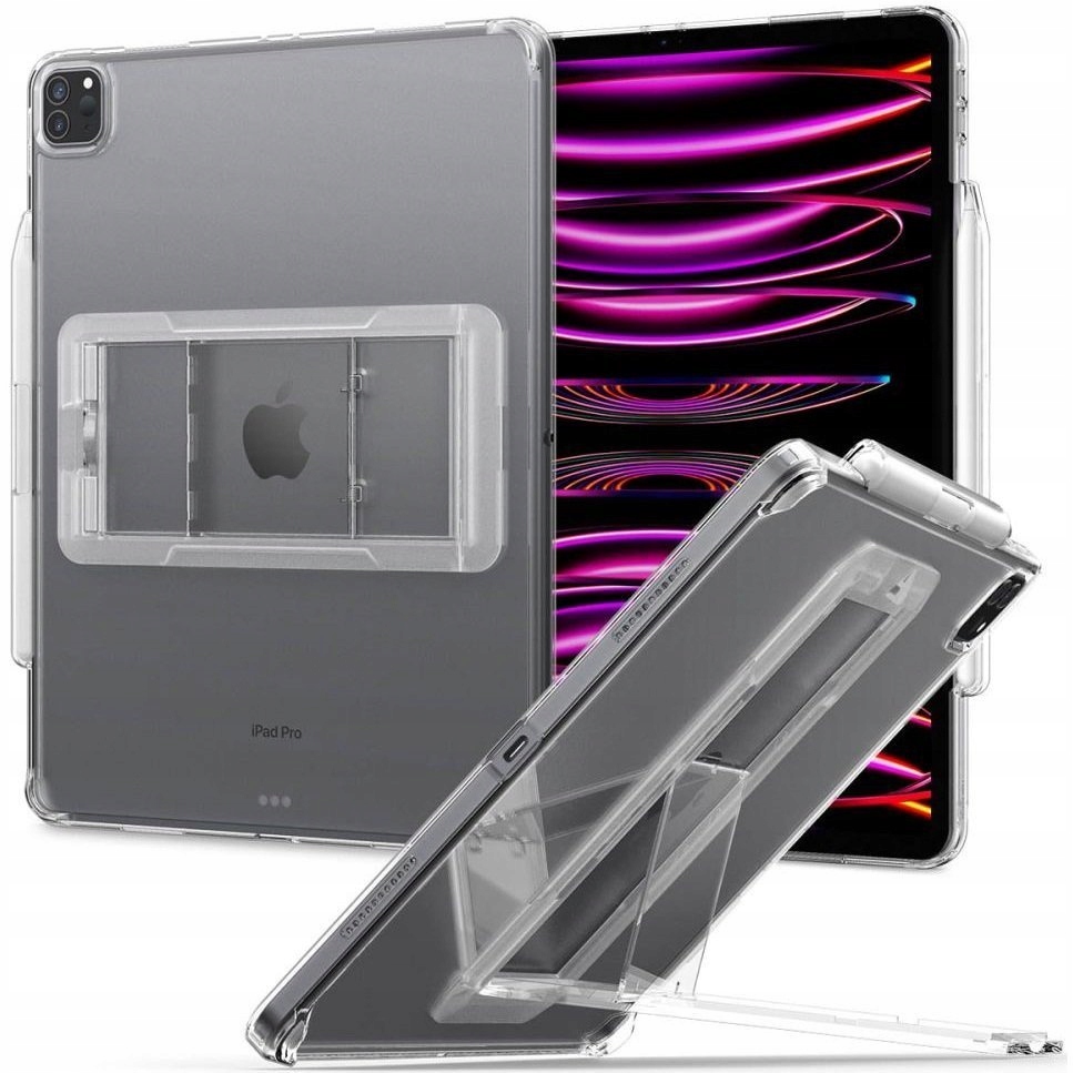 Spigen Pouzdro Pouzdro Stojánek Pro Ipad Pro 12.9 2021 2022 AirSkin Hybrid S