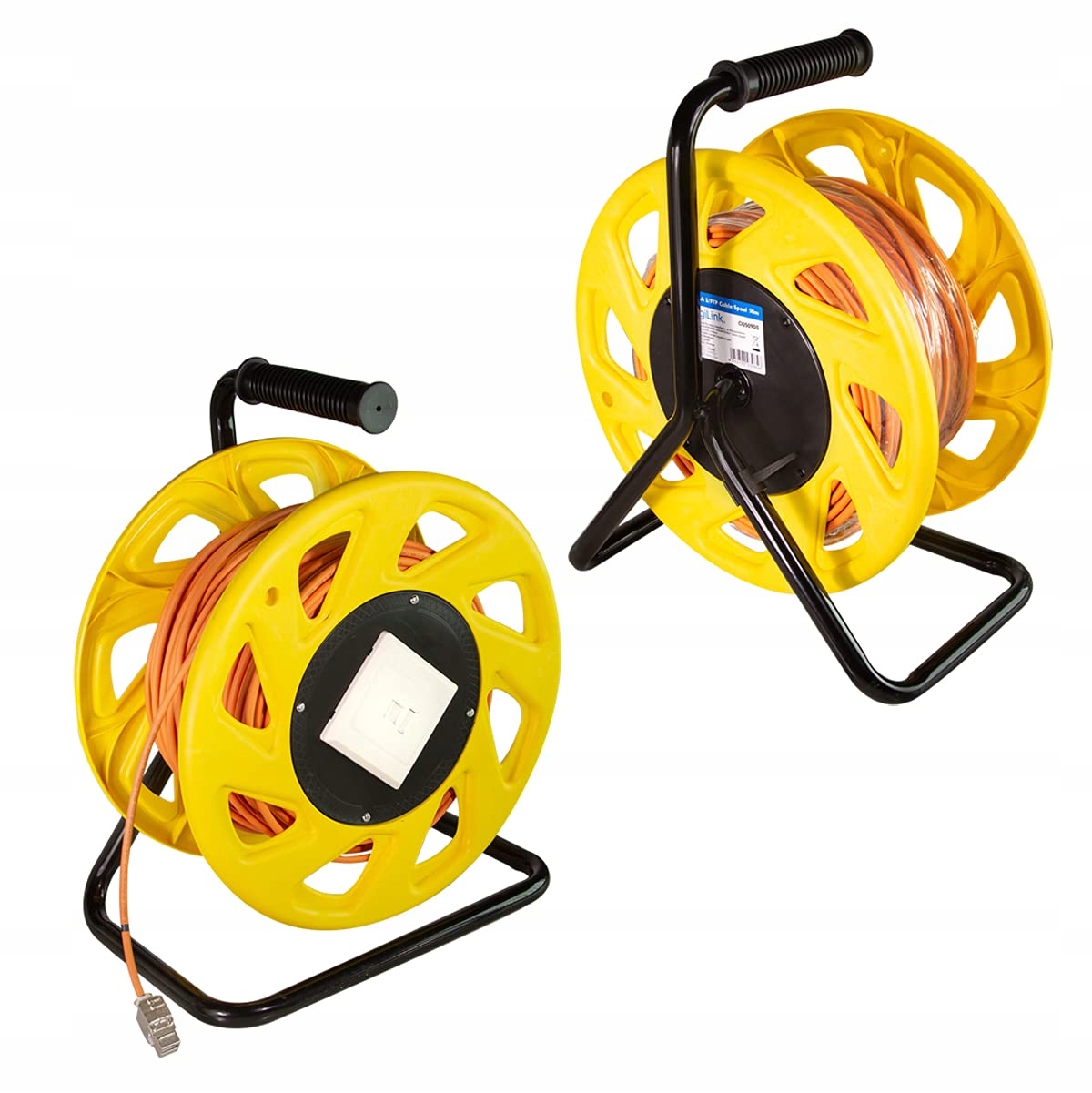 LOGILINK Kabel CAT7A S/FTP RJ45 90m 1200MHz Pomarańczowy — miniatura 9