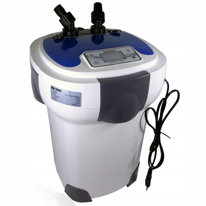 Levně Vnější Filtr Pro Akvárium Sunsun HW-3000 LCD Uv Akvárium Do 1500 L