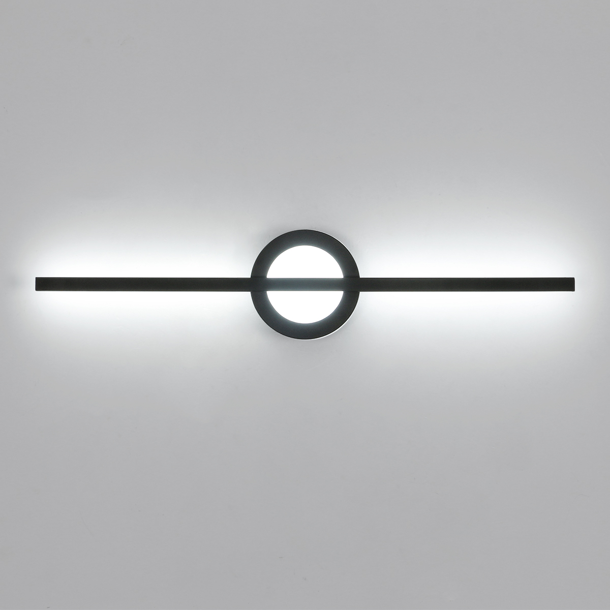 Kinkiet Scienny Led Do Sypialni Nastawny Nowoczesny Czarny 11W 3000K-6500K