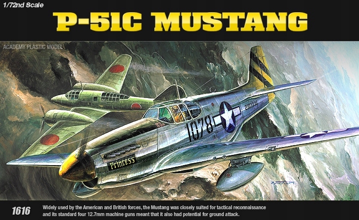 Academy 12441 P-51C Mustang 1:72