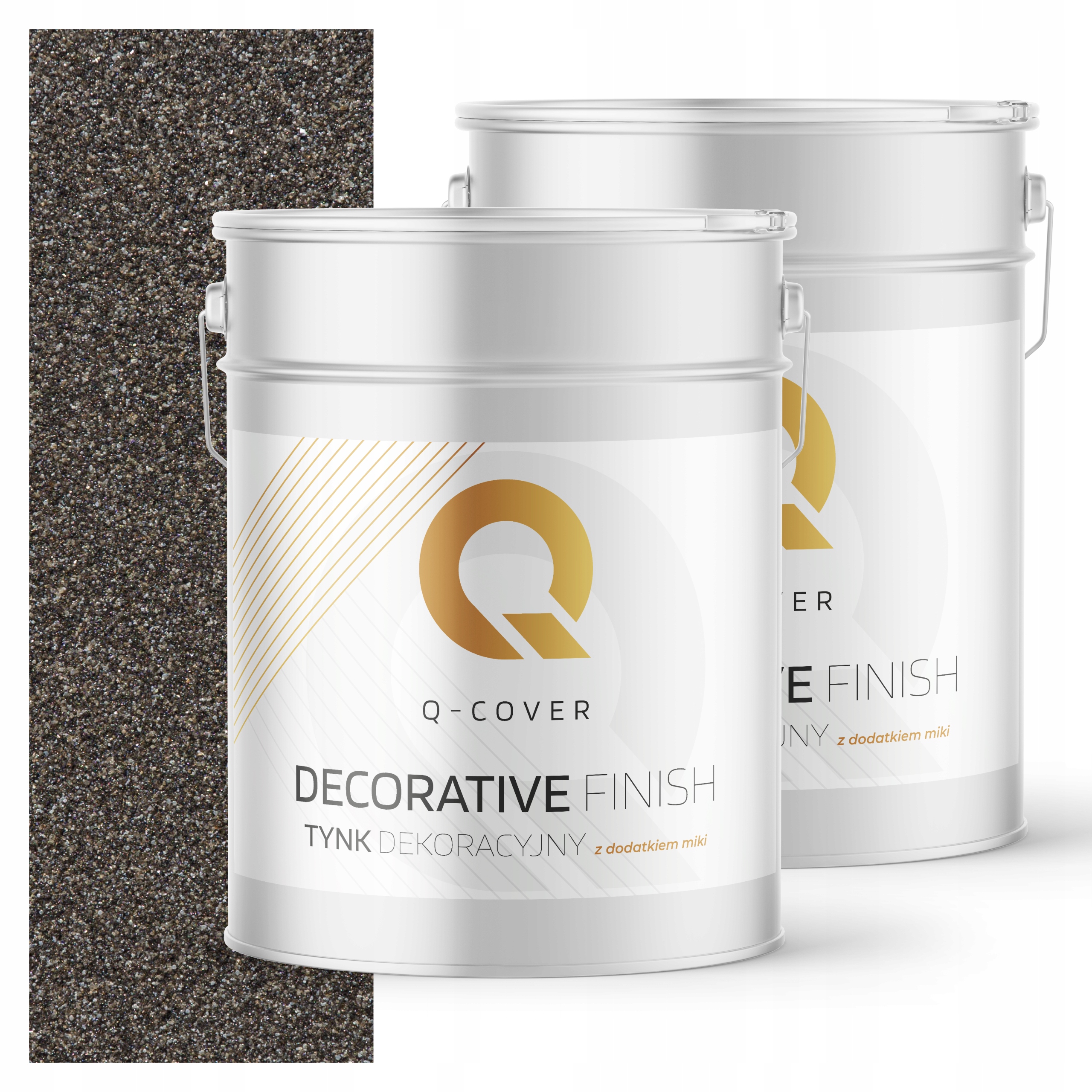 Mozaiková Omítka Jemnozrnná Tmavě Hnědá Se Zlatým Pylem D821 15 kg