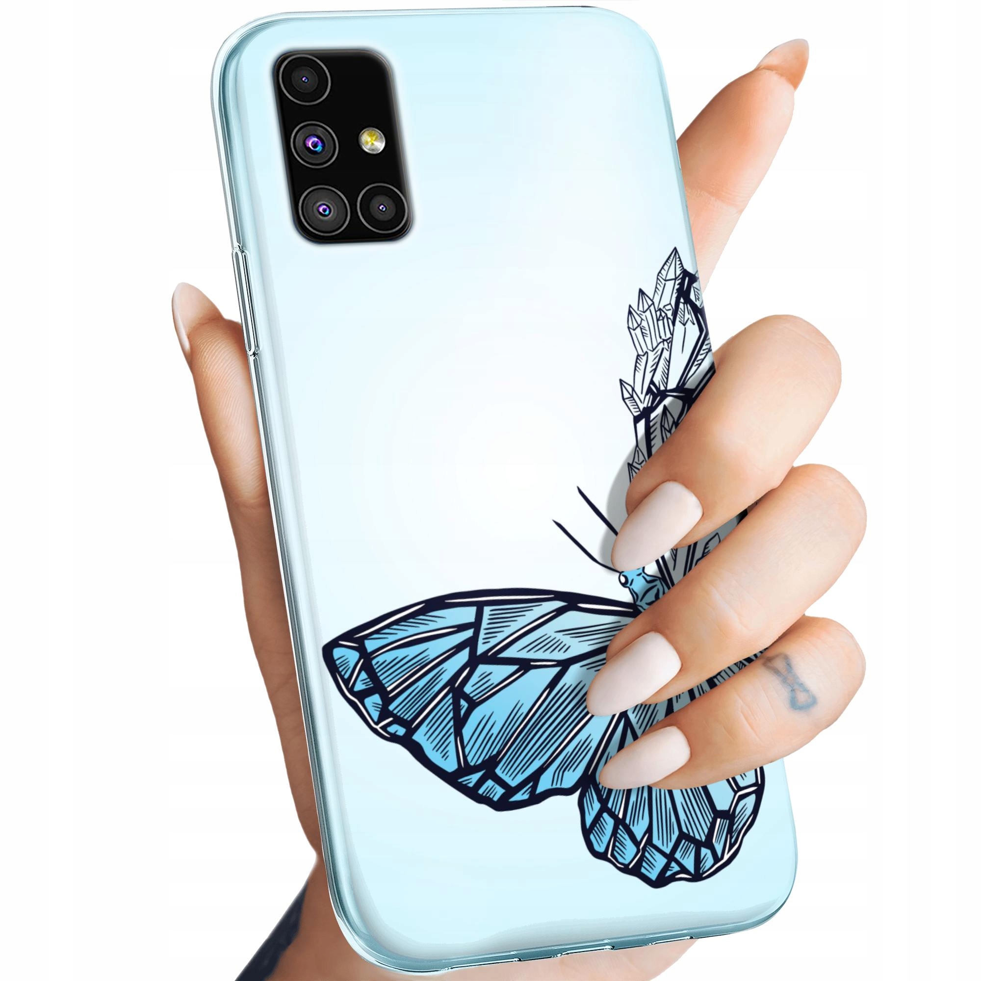 

Etui do Samsung M51 Motyle butterfly obudowa