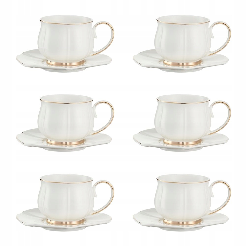 Villa Italia Sada porcelánových šálok 200 ml 6 kusov Sandrine