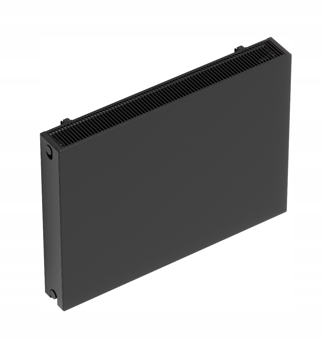 Grzejnik Stalowy Płytowy Panelowy Boczny 60X80 CM 1715 W Czarny Mat