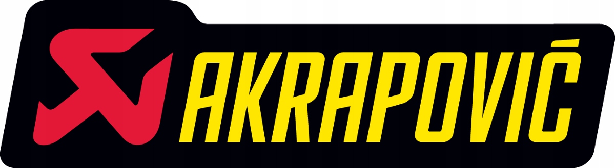 Naklejka Wydechu Tłumika Akrapovic Żaroodporna Logo 95 x 30 mm