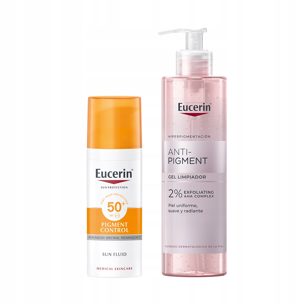 Eucerin Anti Pigment Żel do mycia twarzy Sun Fluid przeciw plamom SPF50