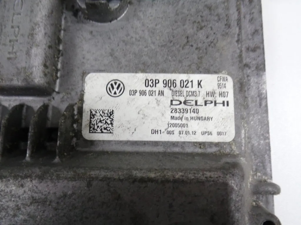 SKODA FABIA II 1.2 TDI control unit of the engine