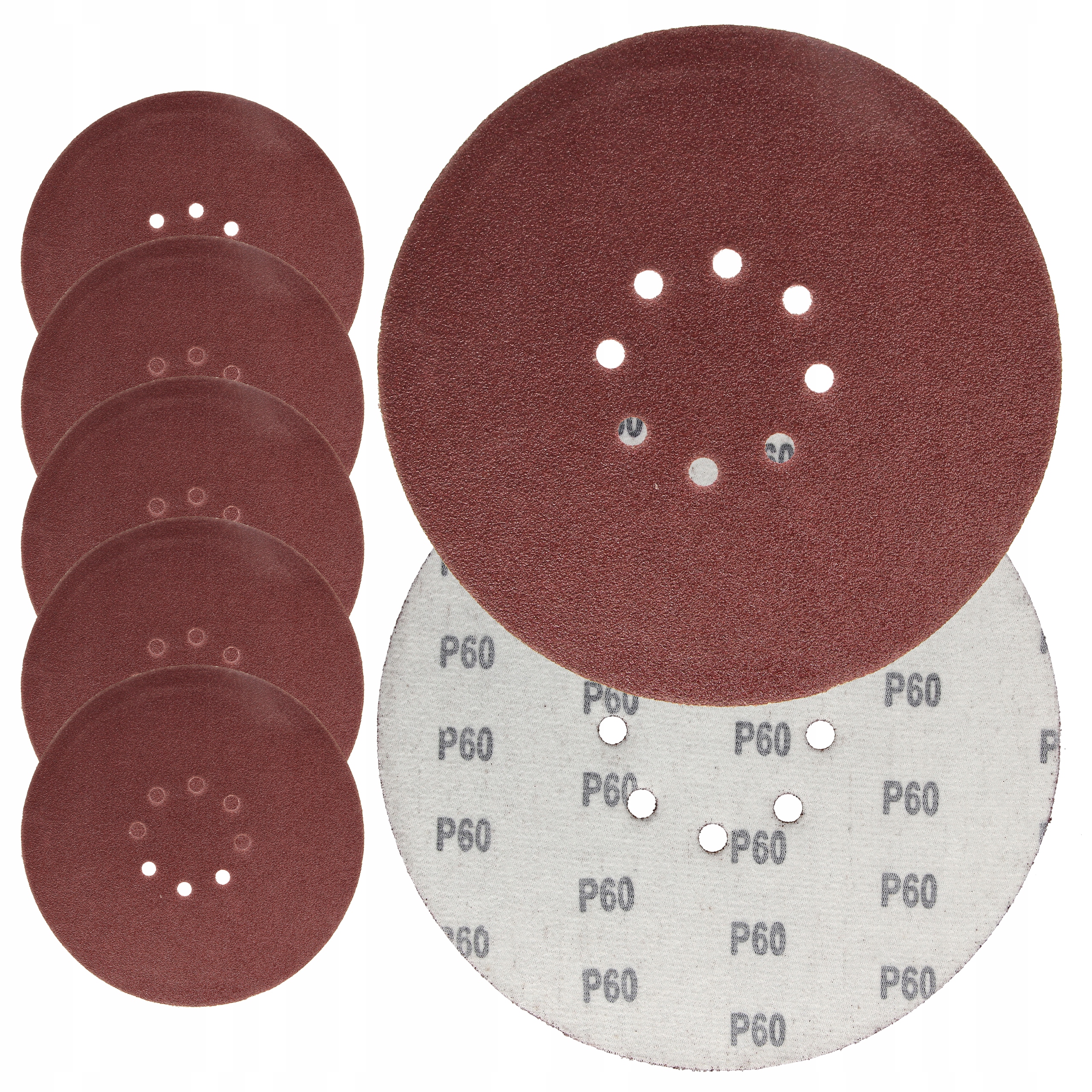 Papier Ścierny Na Rzep 225MM Do Szlifierki Gipsu Żyrafy Krążek GR60