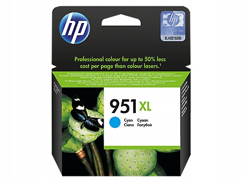 Hp náplň č. 951XL azúrová (1.500str) CN046AE#BGY