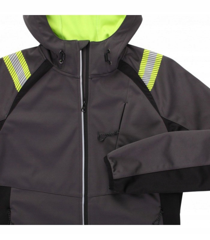 Kurtka Robocza Softshell BoSafety Topek Ze Wstawkami Odblaskowymi Hi-VIS Marka inna