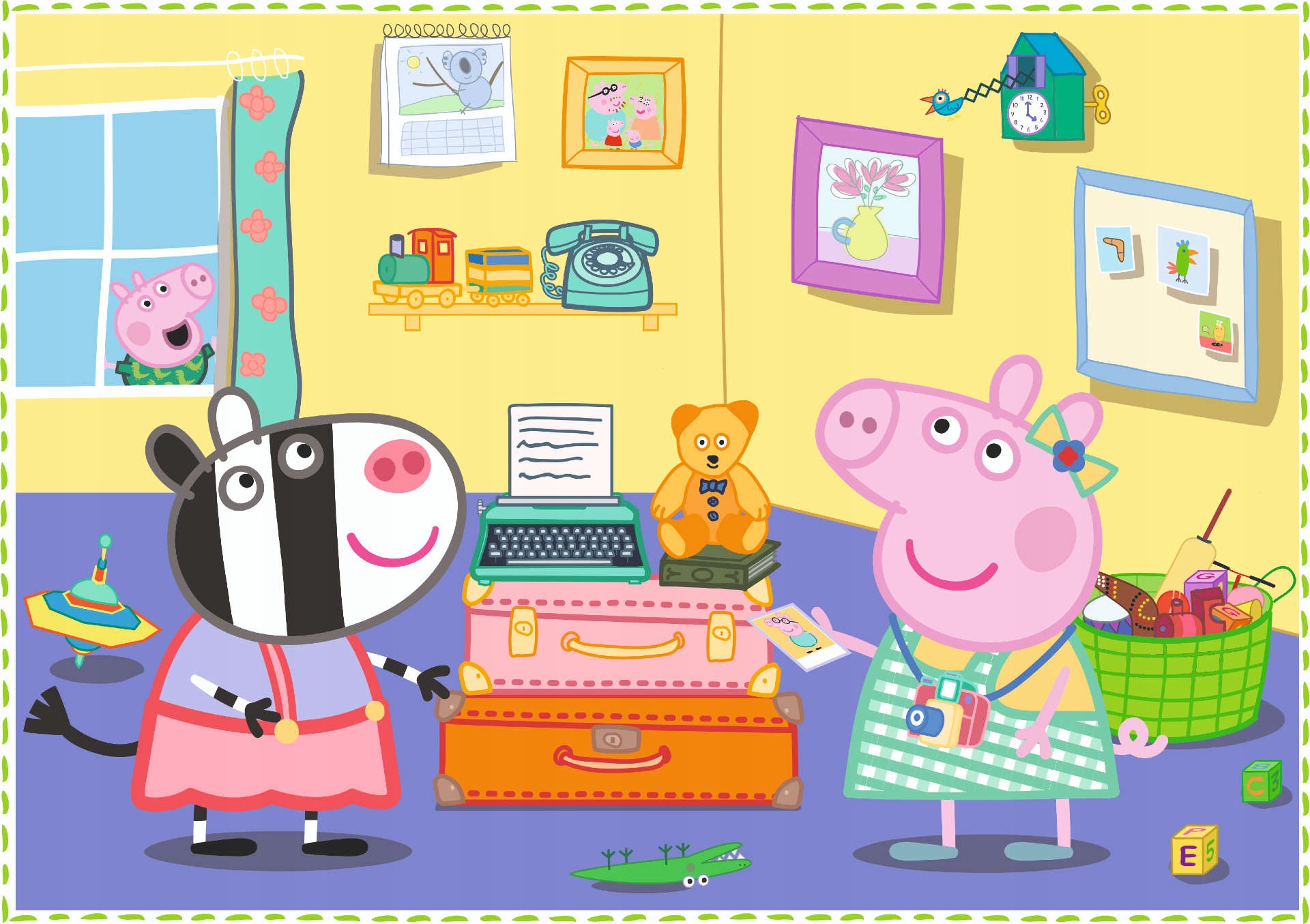 PUZZLE DLA DZIECI 4w1 ŚWINKA PEPPA 4 Układanki 4+ Liczba elementów 207