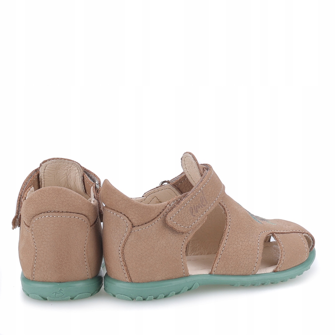 EMEL ES2199C-3 SANDAŁY DZIECIĘCE NA LATO SKÓRZANE RZEP BEŻOWE ŻÓŁWIK R 25 EAN (GTIN) 5904358069182