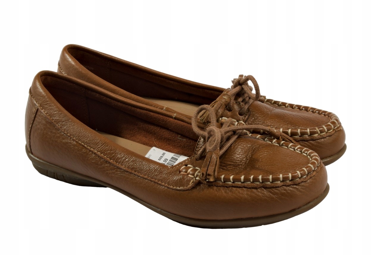 HOTTER __ SKÓRZANE MOKASYNY ____35,5