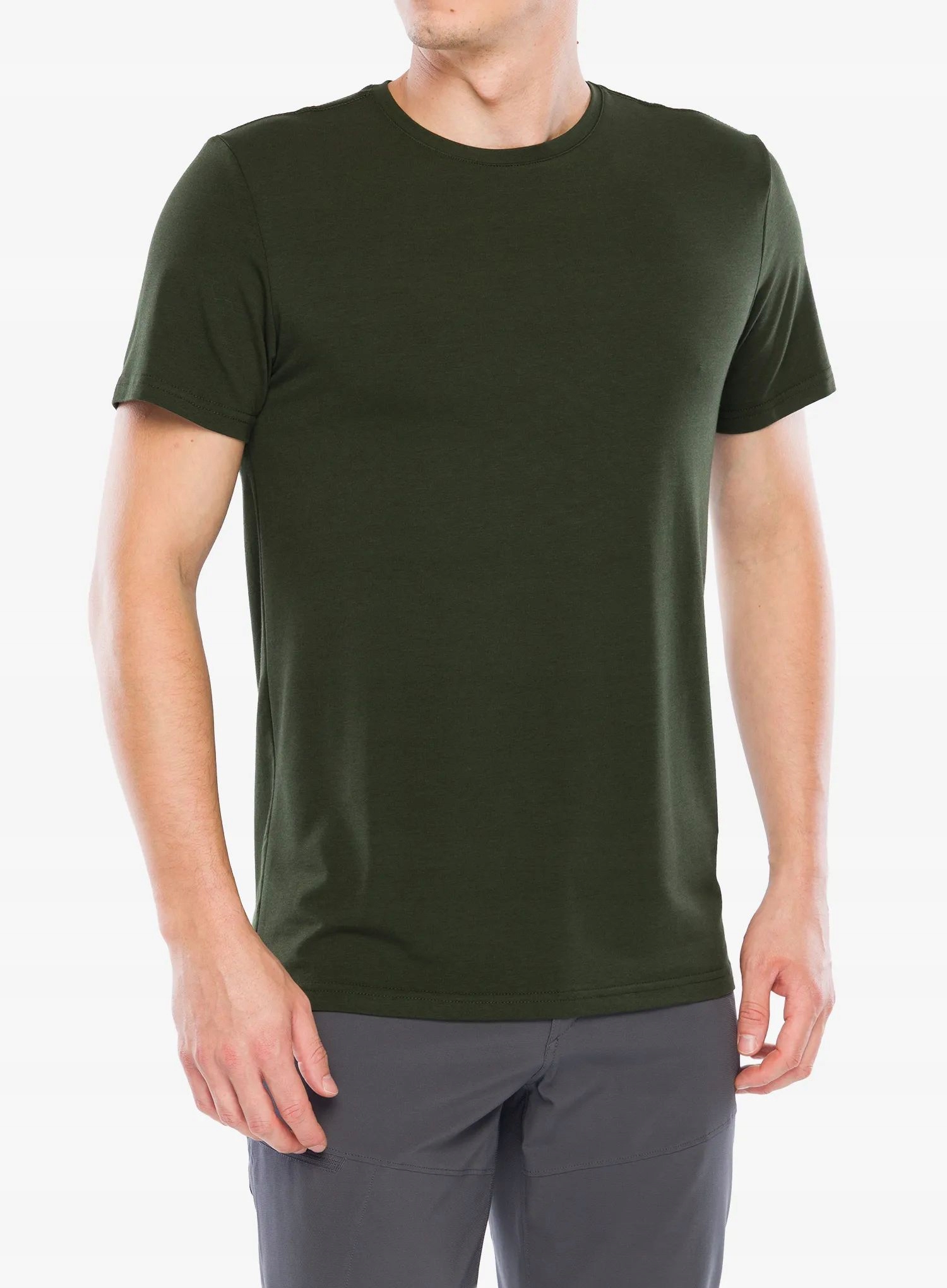 Tričko Dovre O-neck zelené M