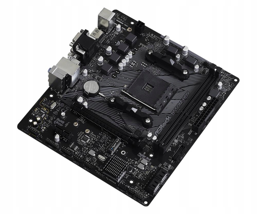Płyta główna ASRock B550M-HDV Micro Atx AM4 DDR4 do gamingowych zestawów