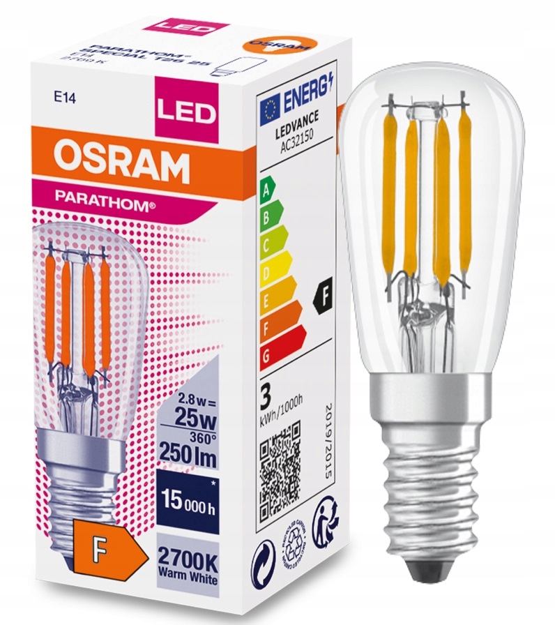 

Osram miniaturowa Led T26 2.8W 25W 2700K E14