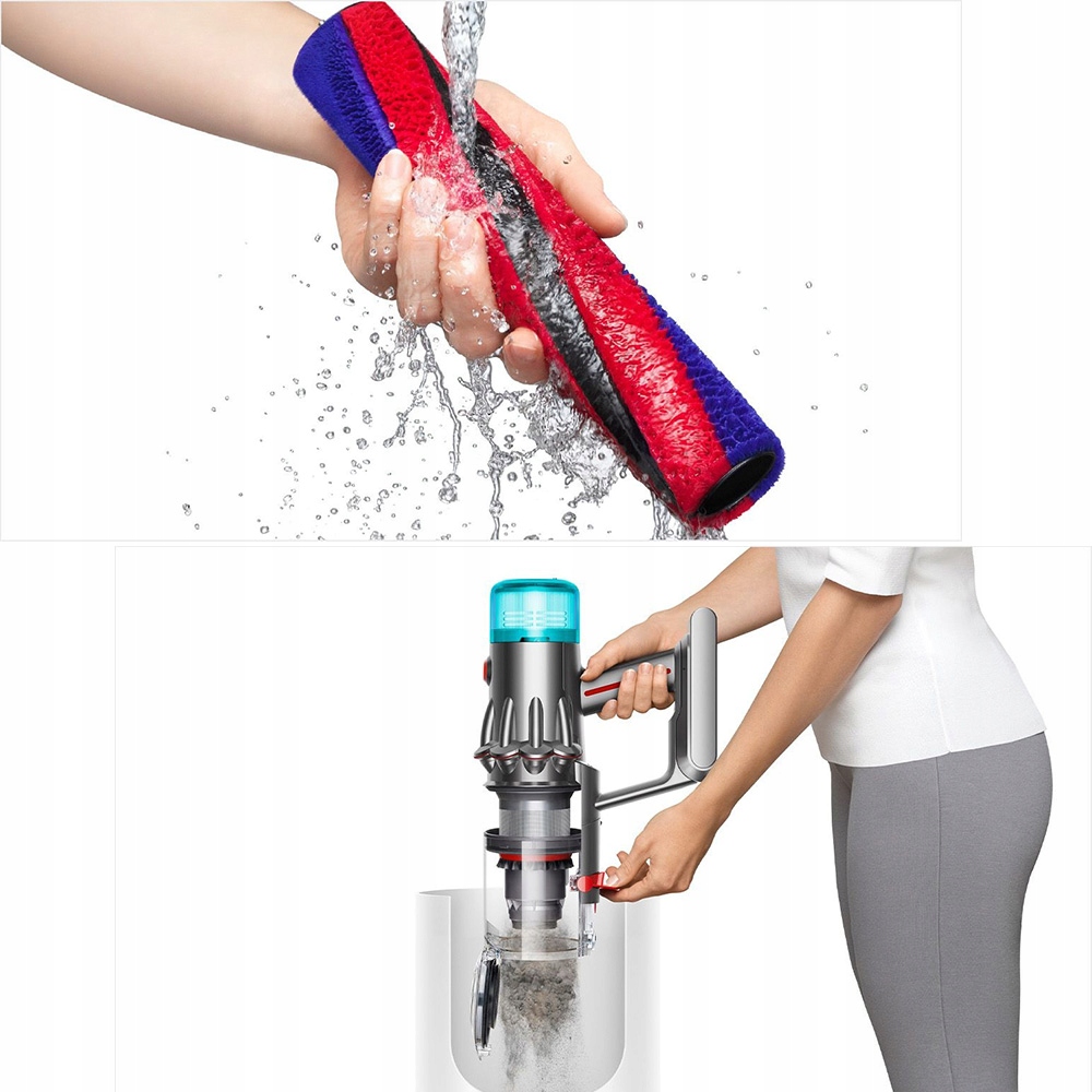 BEZPRZEWODOWY ODKURZACZ PIONOWY DYSON V12 Slim Fluffy Cyclone - MEGA PACK Filtr HEPA