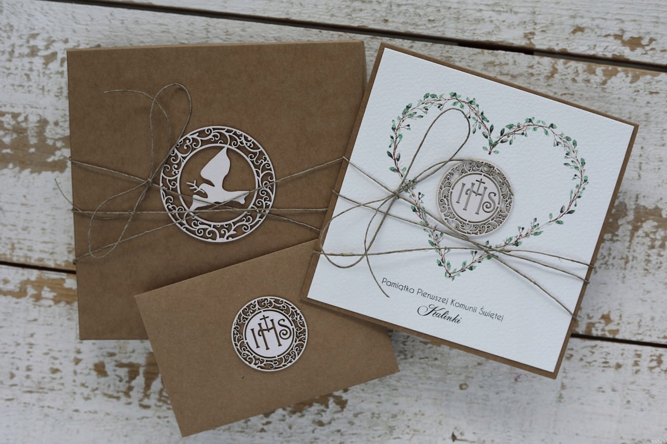 Pohlednice na společenství suvenýr společenství s personalizací v krabičce přání