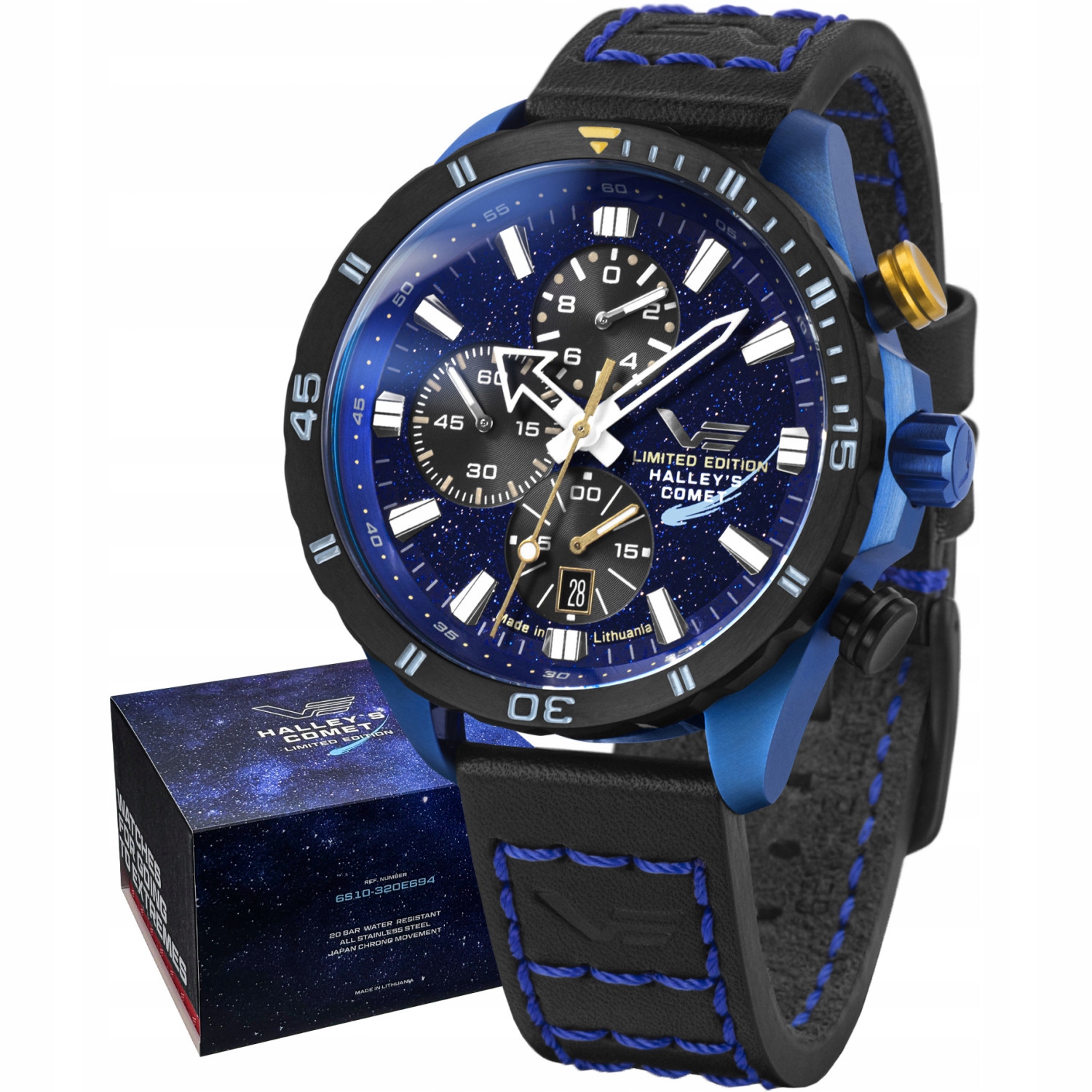 Pánské Hodinky Vostok Europe 6S10-320E694 s černým řemínkem