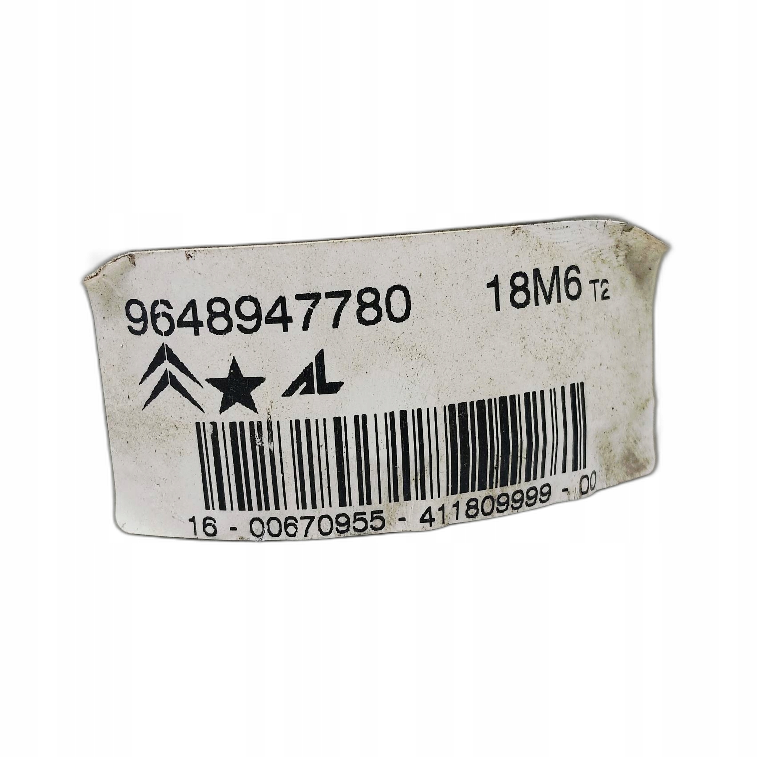 fog light left Citroen C3 1.1 9648947780