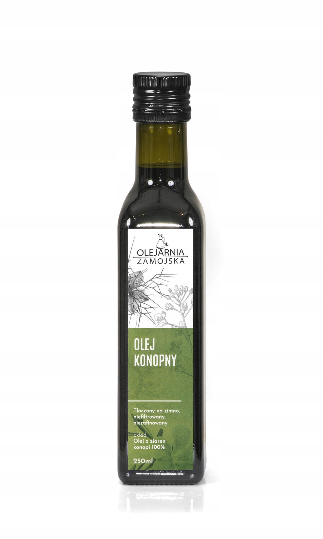 Olej konopny 250ml Olejarnia Zamojska
