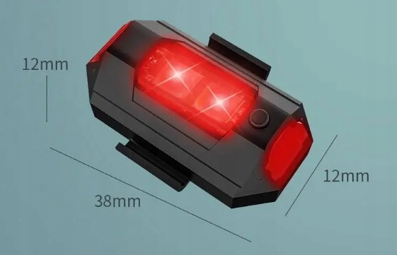 Lampka Stroboskop LED do Drona, Samochodu RC, Samolotu, Roweru Rodzaj inny