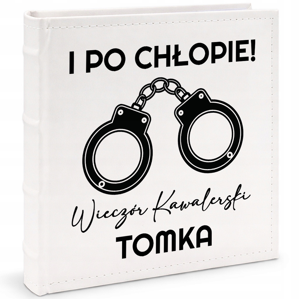 Kožený album 10 cm x 15 cm Fotografie A Po Chlapci! Bakalářské *jméno* Dárek
