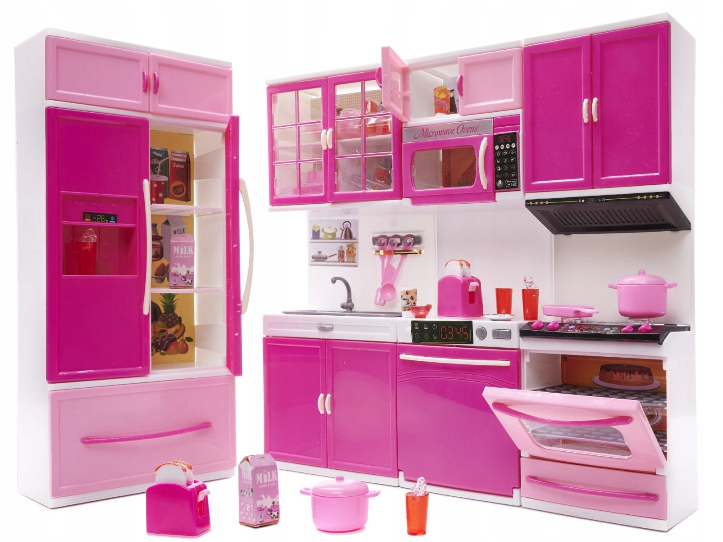 

Kuchnia Mebelki Dla Lalek Barbie Dźwięki Led