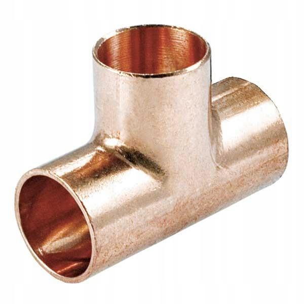 

Trójnik miedziany do lutowania 22mm Viega