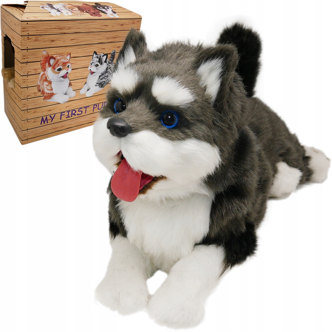 

Liżący interaktywny Piesek na dotyk Szczeka Husky