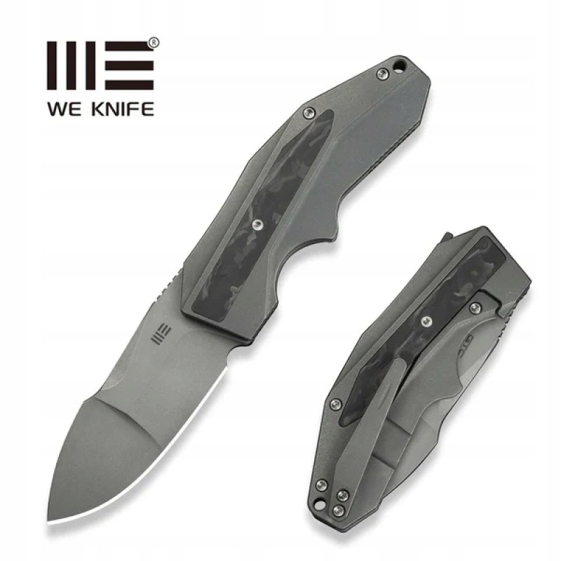 Nůž WeKnife Coral Slt Gray Titanium/Marble Carbon Fiber, Gray Ston