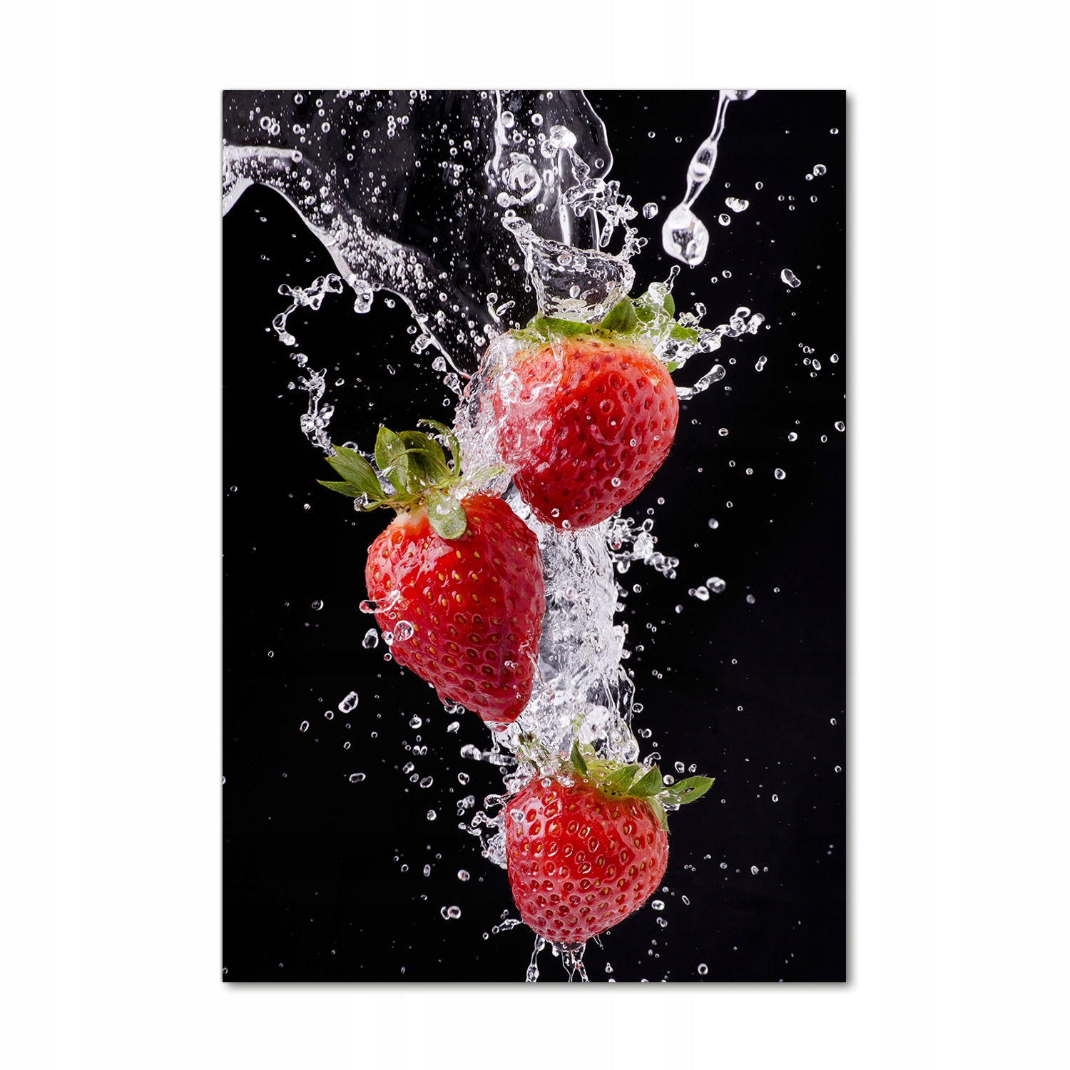Fotoobraz tvrdené sklo Jahody 70x100 cm