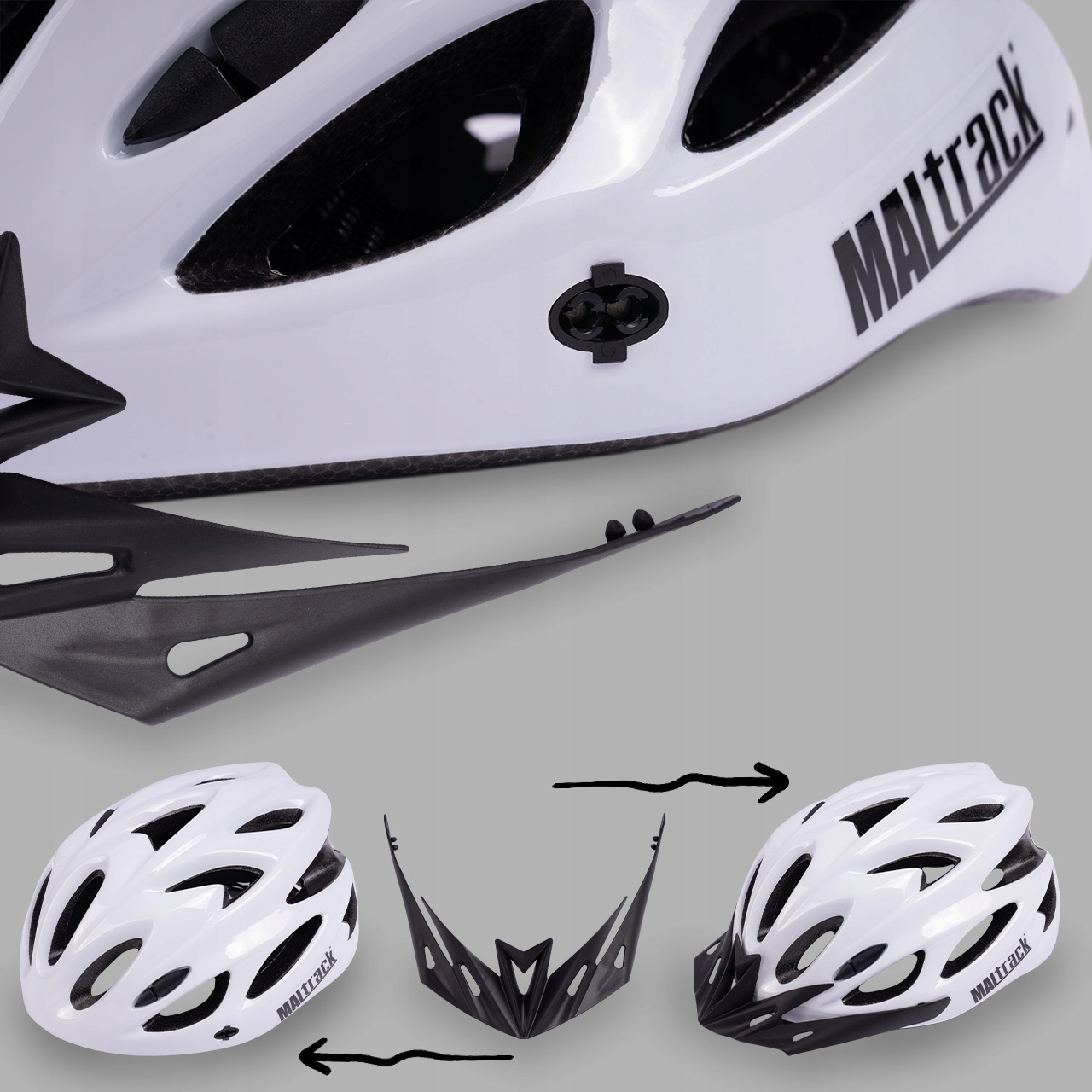 KASK ROWEROWY DAMSKI MĘSKI SPORT REGULOWANY 57-62 EAN (GTIN) 5901924233206