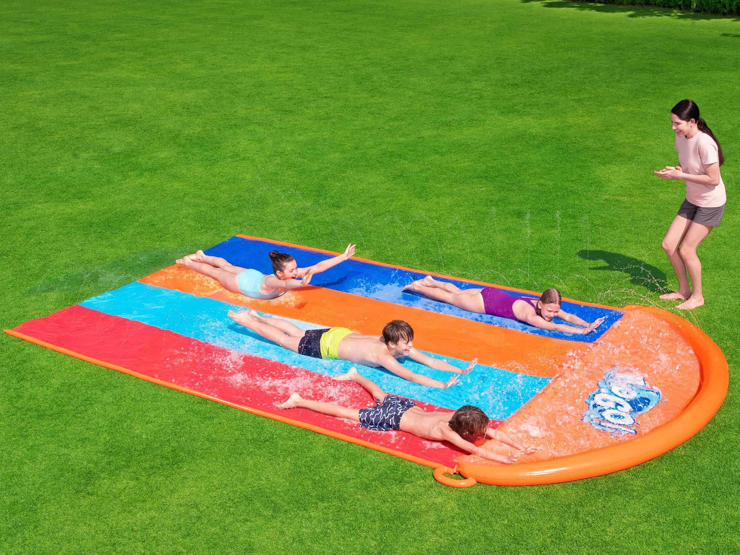 ВОДНАЯ ГОРКА BESTWAY SLIDE 488см 4-Х МЕСТНАЯ ДОРОЖКА Бренд Bestway