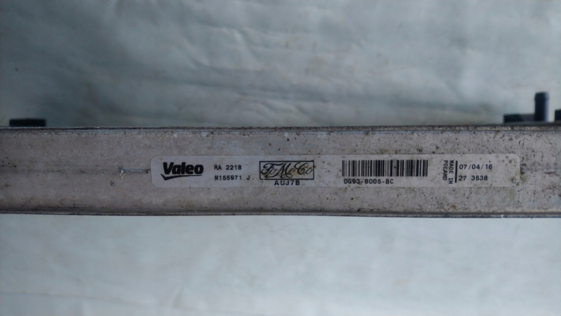water cooler FORD MONDEO MK5 DG93-8005-BC