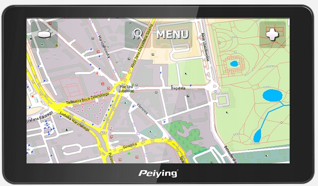 Navigácia 7" Gps 7014 Peiying Sklenená Obrazovka Pod Igo Tir Bus Mapa Európy