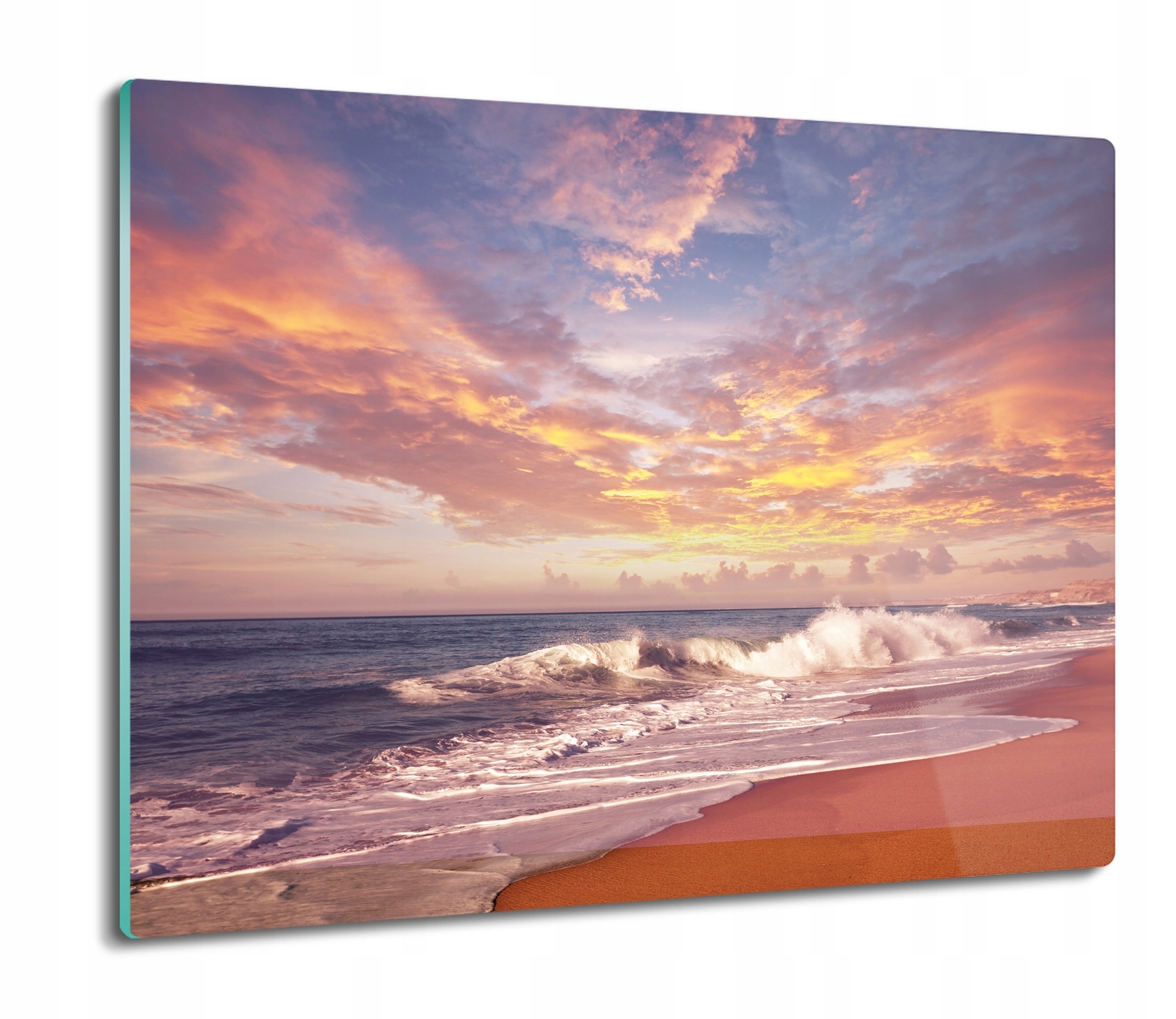 

Plaża morze fale 60x52 deska ze szkła kuchenna
