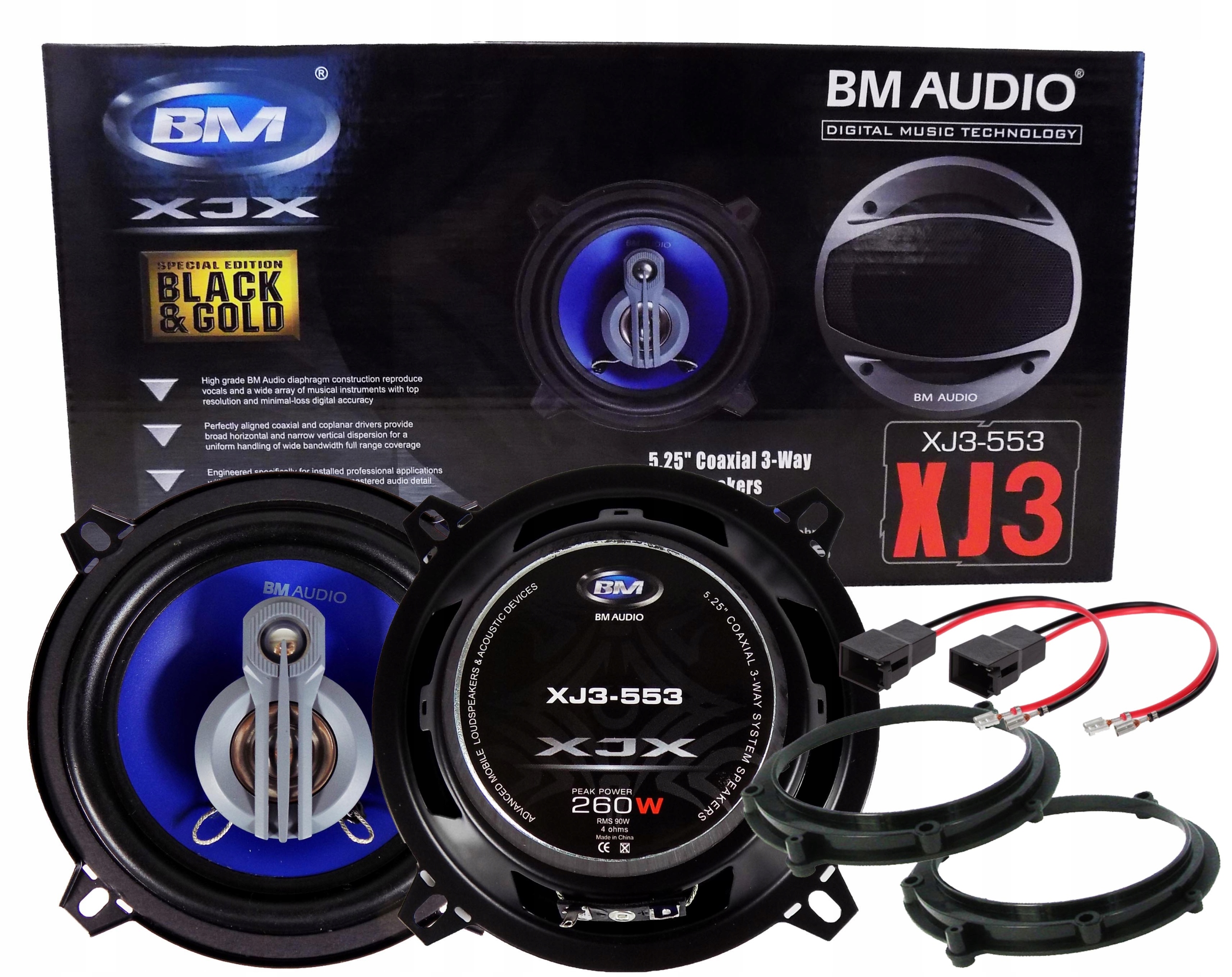 BOSCHMANN GLOSNIKI 3 DROZNE AUDI A4 B5 DRZWI PRZOD