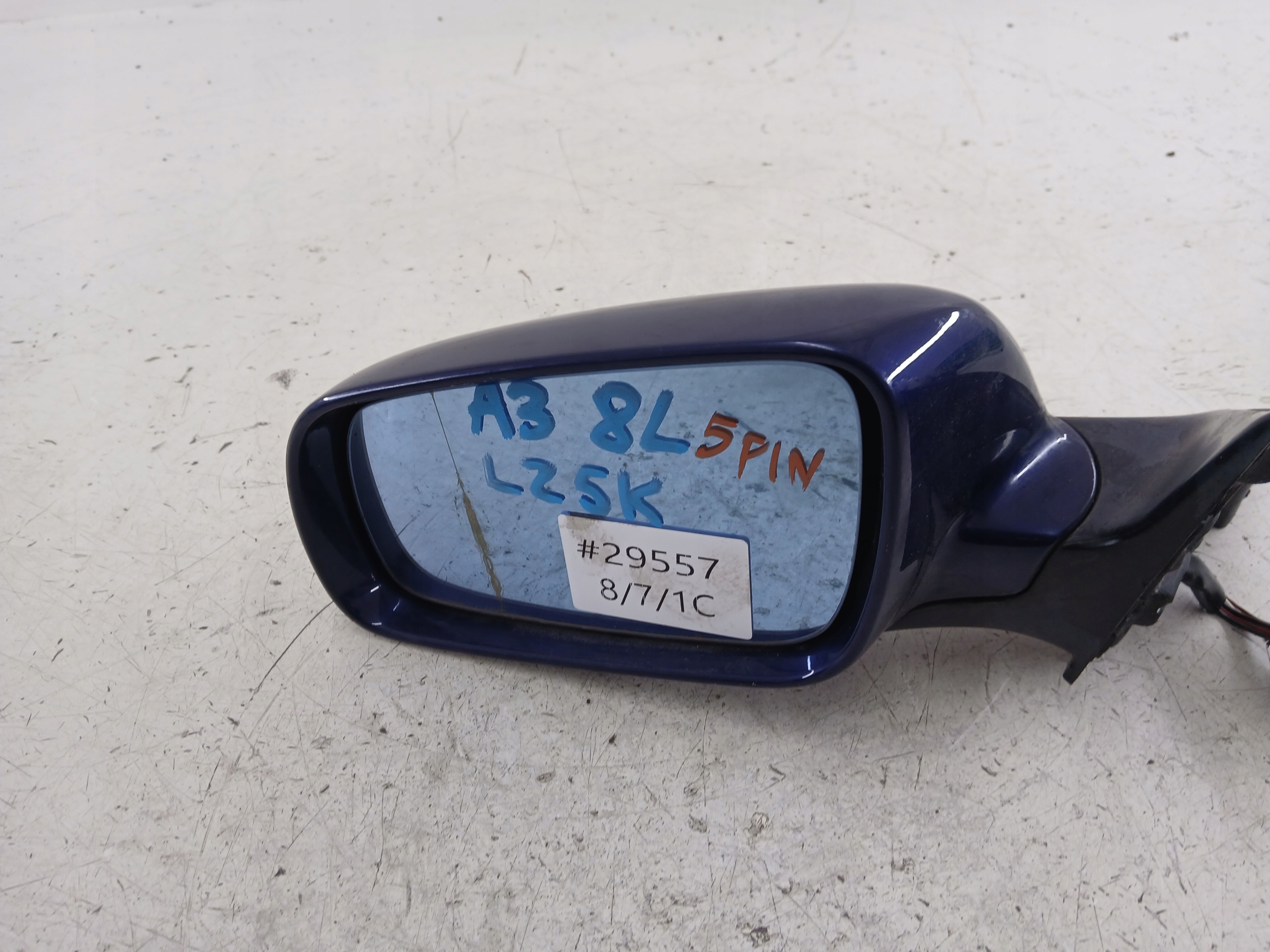 AUDI A3 8L mirror left 5 PIN LZ5K nice