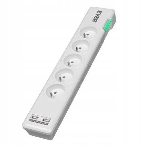 Napájecí protipřepěťová lišta Elite 5gn Usb