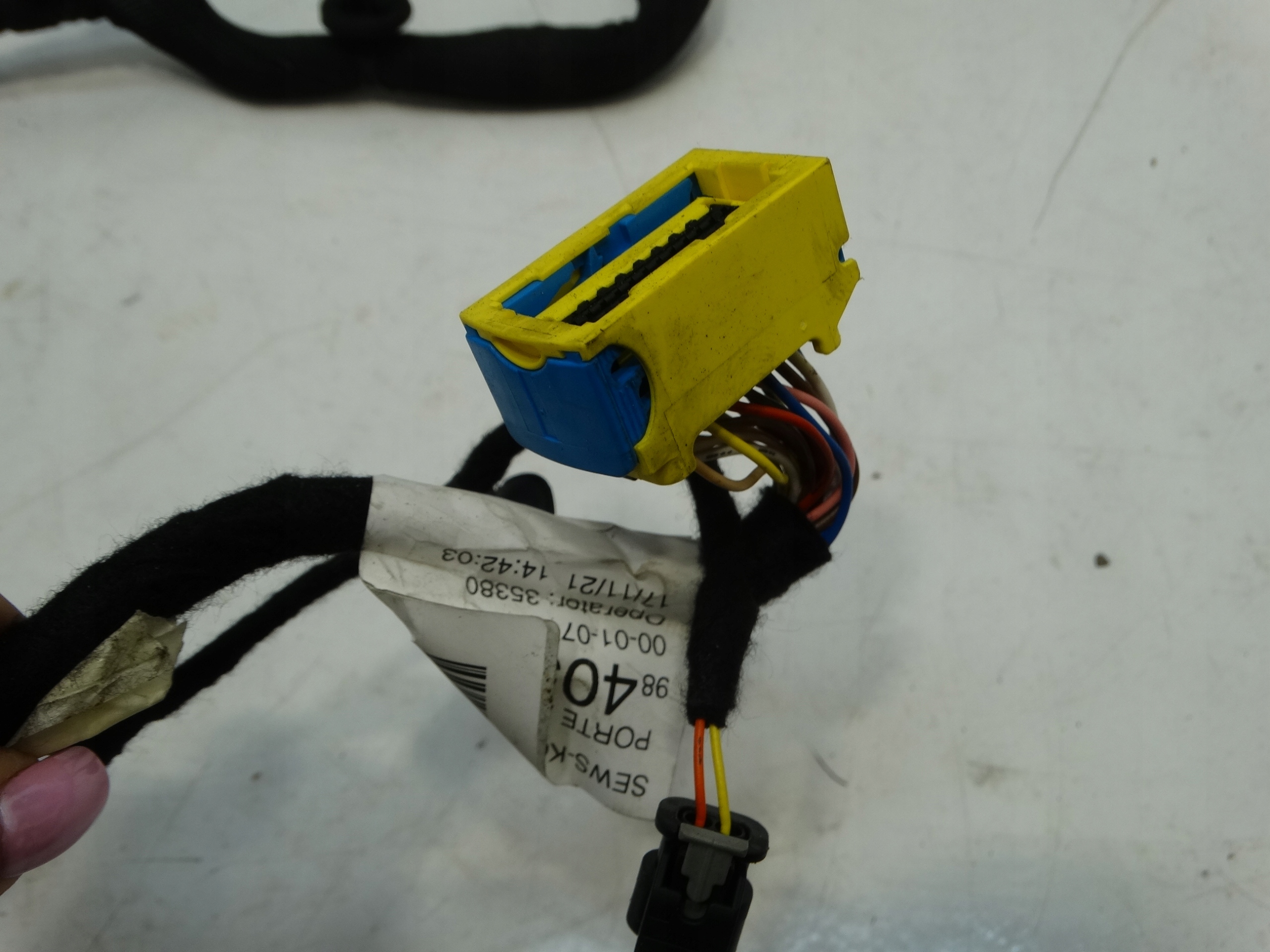 bundle wiring door left front CITROEN C4 III 2020R. EUROPA