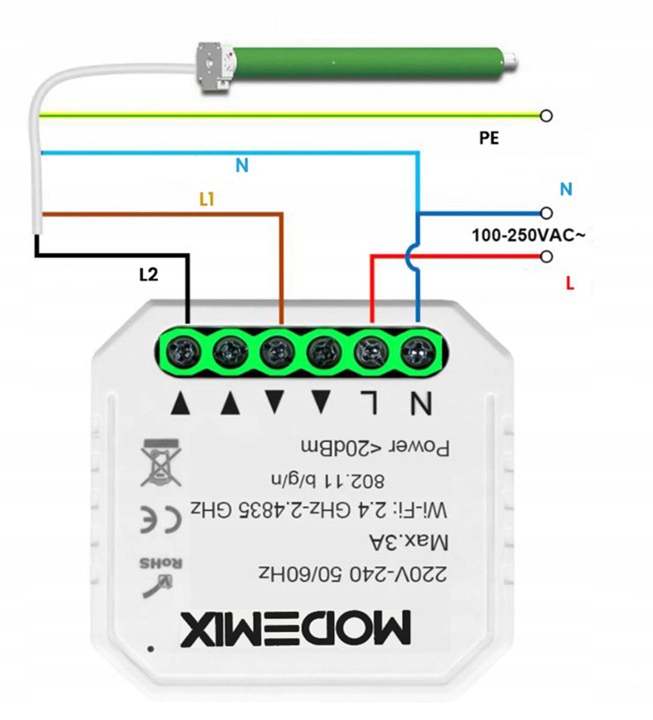 STEROWNIK ROLET ZIGBEE TUYA SMART HOME DOPUSZKOWY Rodzaj sterownik