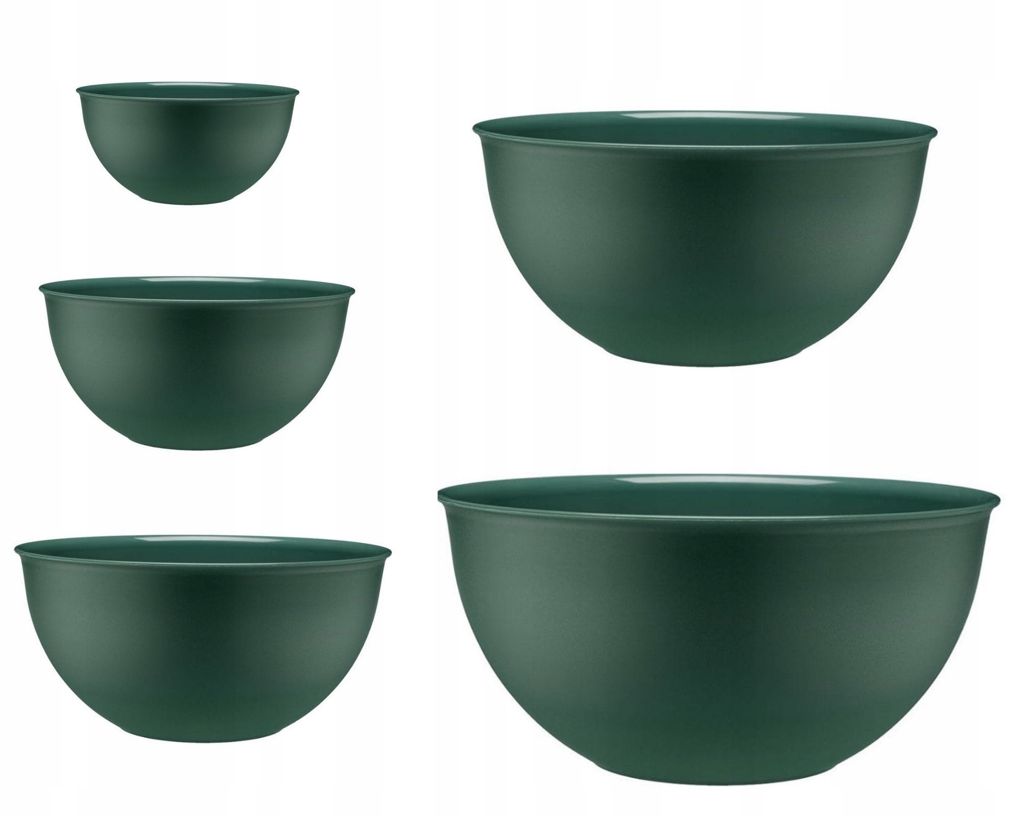 

Zestaw 5 misek kuchennych Molly zielony ciemny