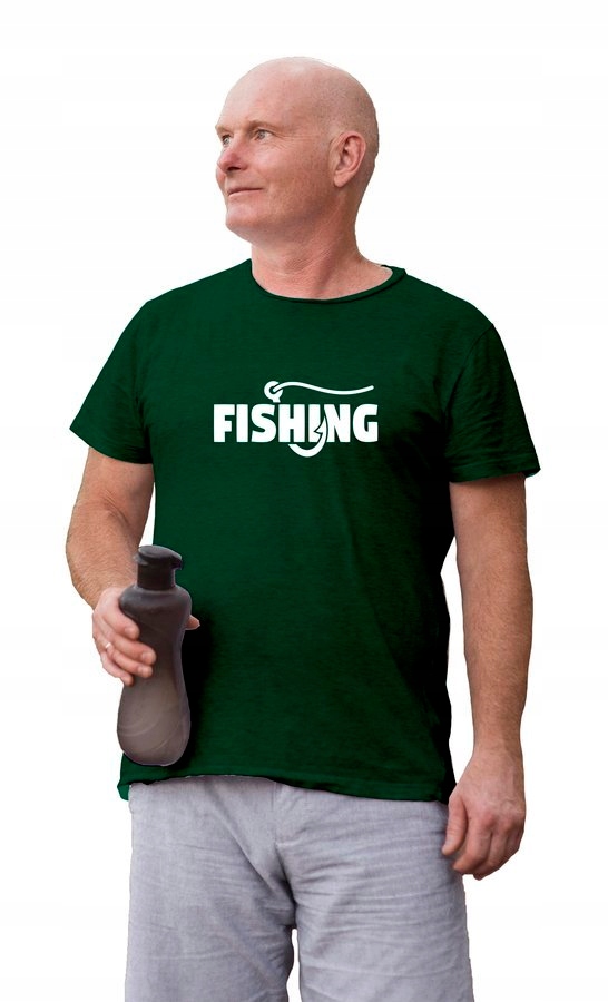 

Koszulka męska Fishing t-shirt wędkarstwo XL