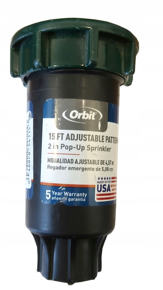 ZRASZACZ WYNURZALNY SPRĘŻYNOWY GŁOWICA ORBIT 54115 EAN (GTIN) 046878541153