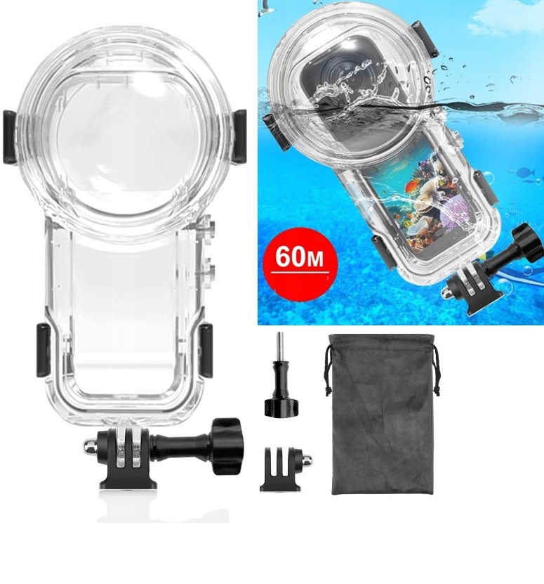 Podvodné puzdro Vodotesné puzdro do 60 m pre Insta360 X5 X 5