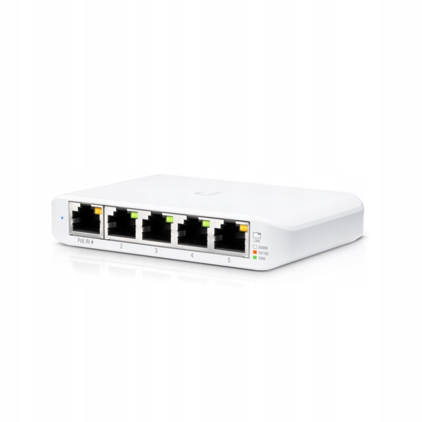 Ubiquiti UniFi Switch Flex 5-Port managed Gigabit Ethernet switch…